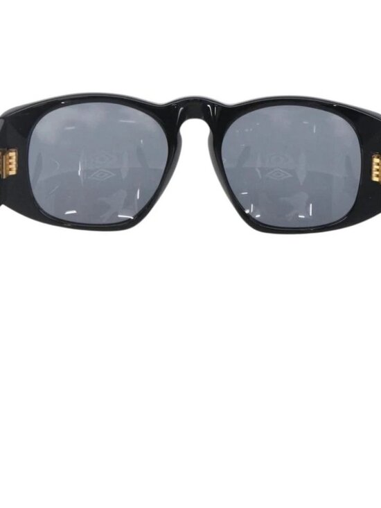 CHANEL COCO Mark Sunglasses plastic Black CC Auth 151144 main image 10